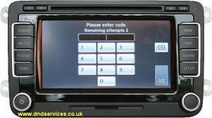 vw Rado code