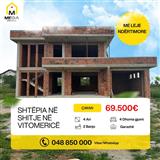 Super ofertë, shtëpi me leje në Vitomericë me 4 ari, 69.500€
