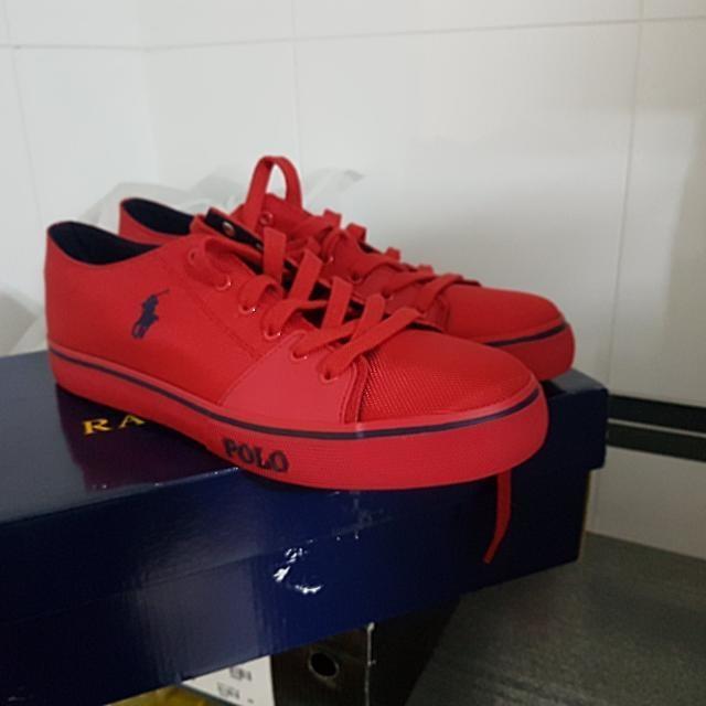 Polo ralph lauren red shoes shop