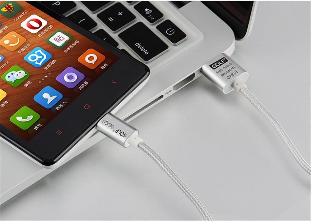 Apple-Iphone---Android--GOLF-cable-3M--300cm-