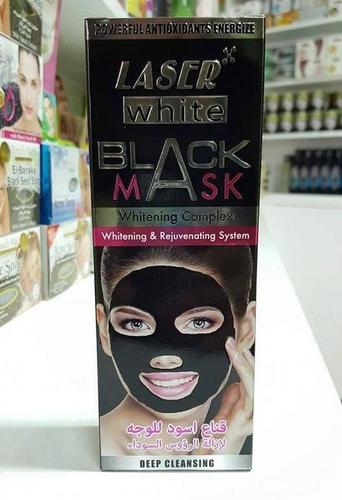 Maskë e zezë LASER WHITE
