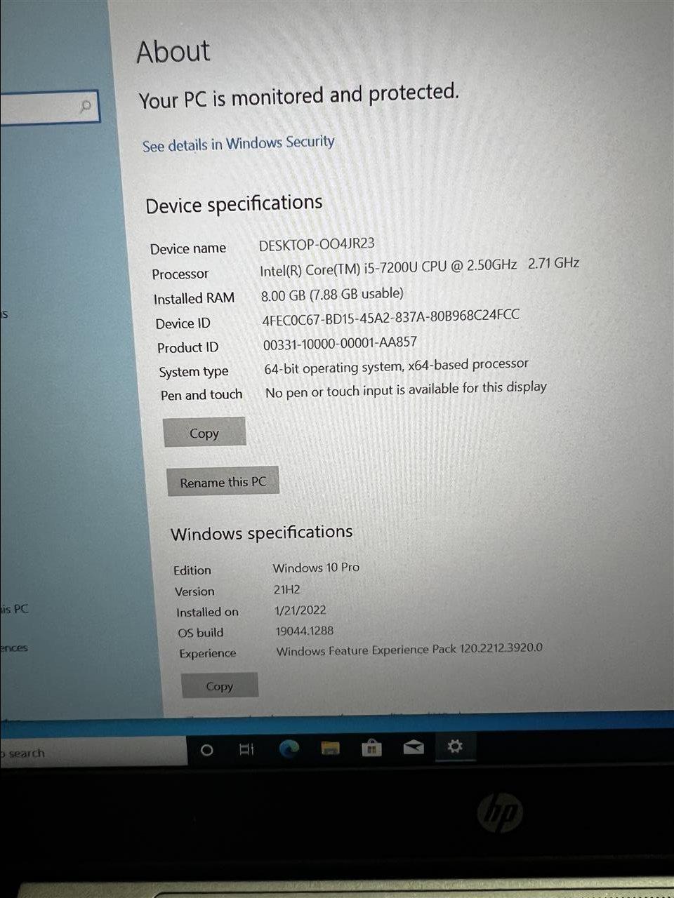 HP-I5-Gen7