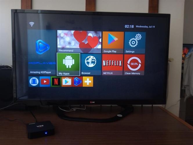 Smart box 4K, Android 6.0