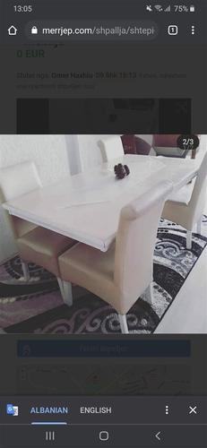 Tavolin e bukes dhe komod 
