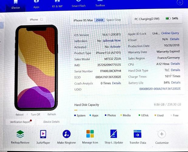 Iphone xS max 256 gb