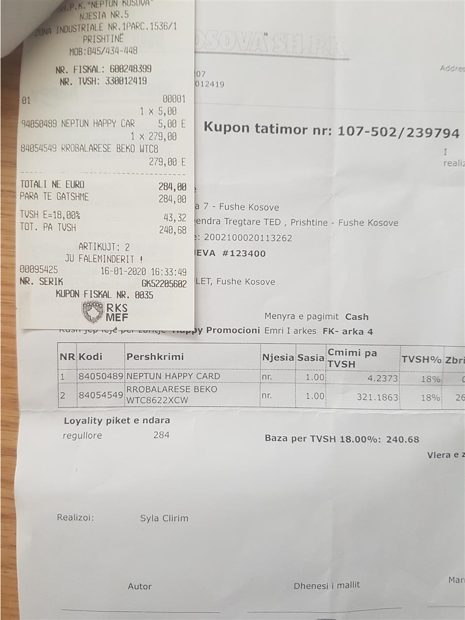 Lavatriçe