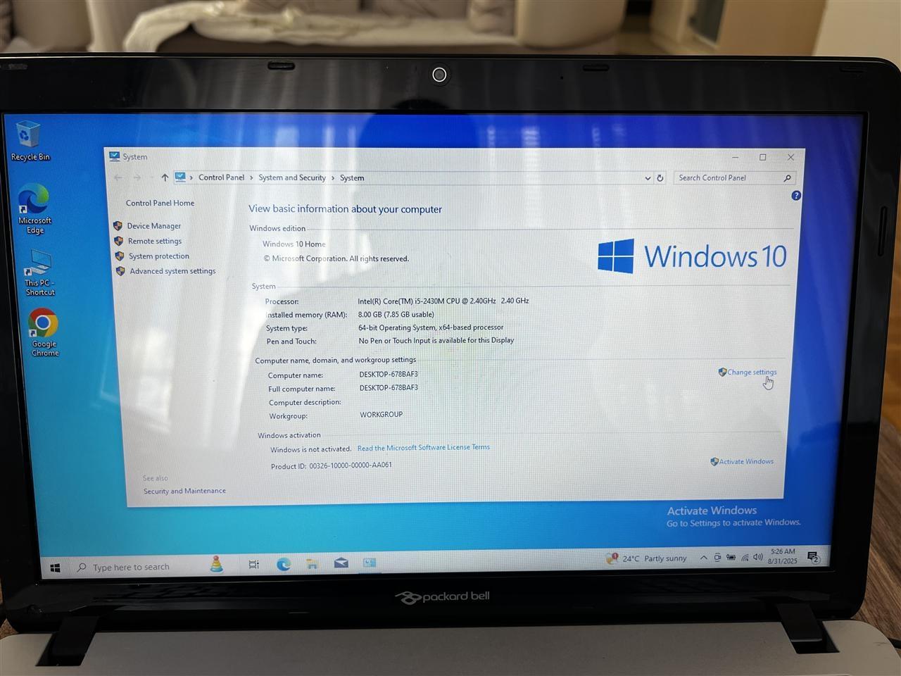 Packard-bell-i5-gen-2