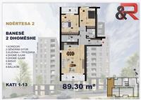 Banesa 89m2 te MUHAGJERT te RESIDENCA MBRETRESHES