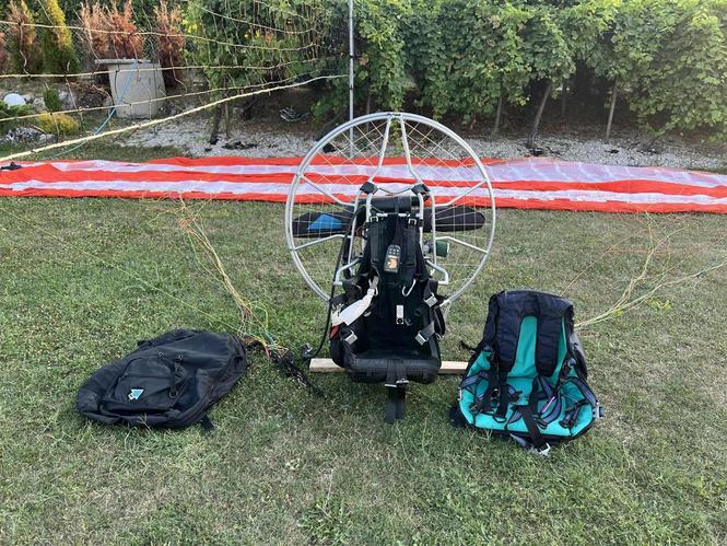 Paramotor Parashuta
