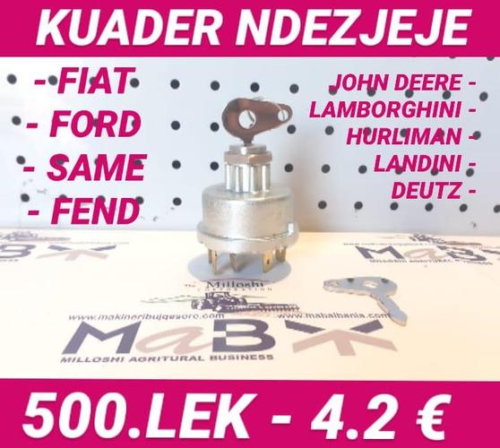 KUADER NDEZJEJE PER TE GJITHE TIPET E TRAKTORAVE  