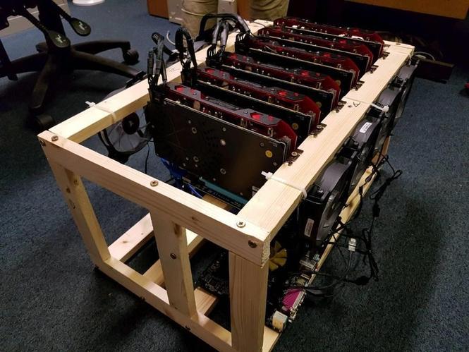 Mining RIG RX 580 red devill