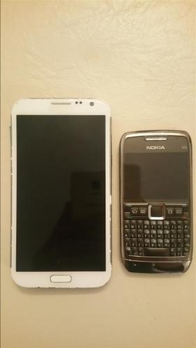 Shiten Samsung Note 2 dhe Nokia E71.