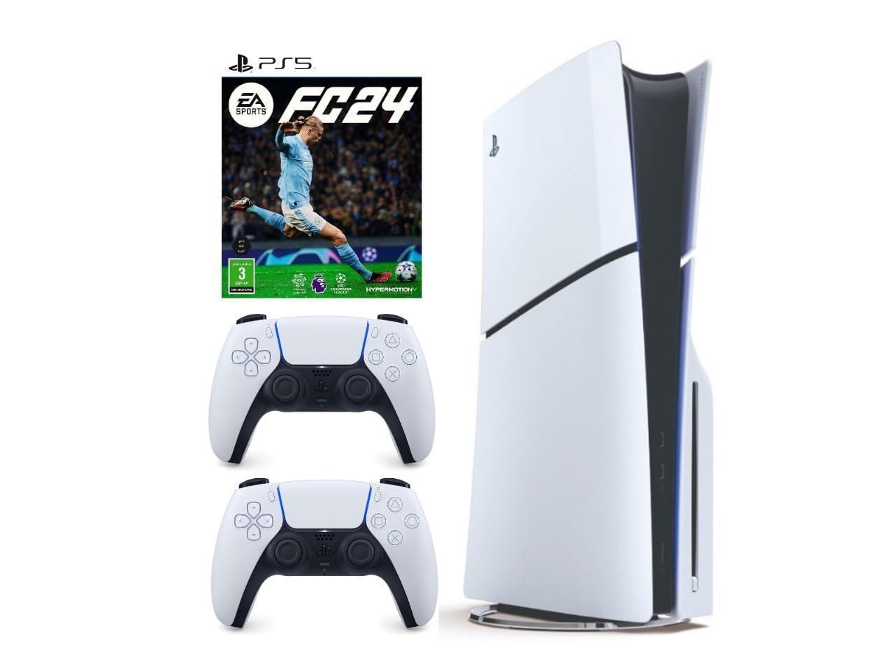 Playstation-5-slim-1TB-me-2-joysticks-+-FC-24