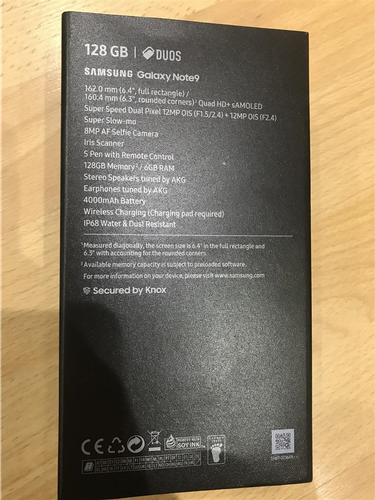 Samsung Galaxy Note9