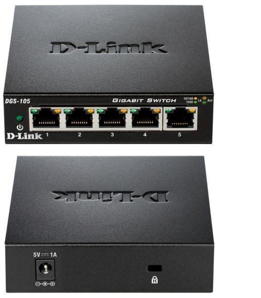 SWITCH-D-LINK-5-PORTA
