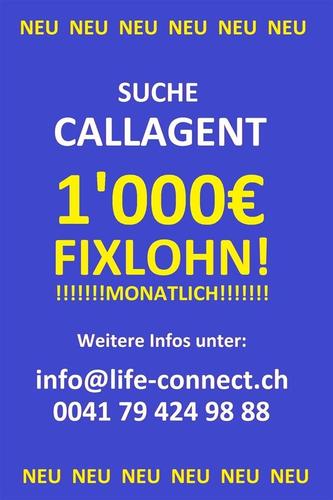CALLAGENT 1‘000€ FIXLOHN!