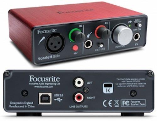Kartel e zerit focusrite scarlet solo 