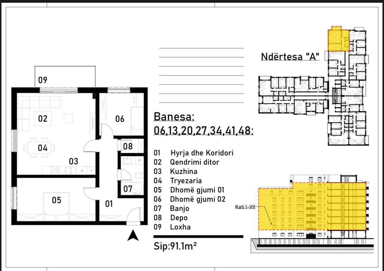 Shitet-Banesa-91m2-Vushtrri-perball-Shkolles-Ali-Kelmendi