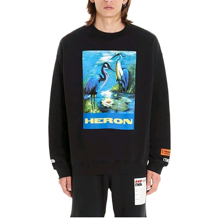 HERON-PRESTON----HP-Blue-Graphic--Birds----Sweatshirt