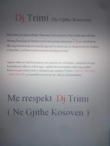 Dj Trimi  (Ne gjithe Kosoven) 