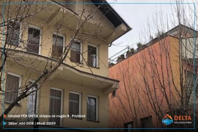Shtëpi në shitje në rrugën B - C 380m2