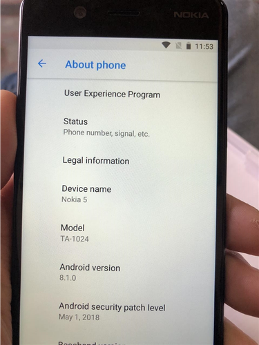 Nokia 5 android