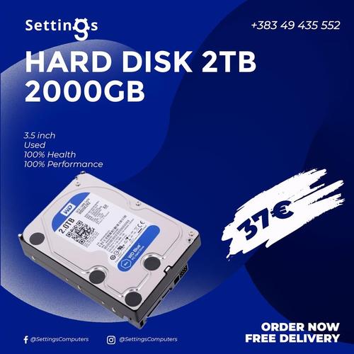HARD DISK 2TB 2000GB
