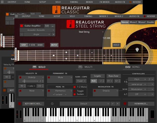 Gitare Realistike Program Per Studio Muzikore