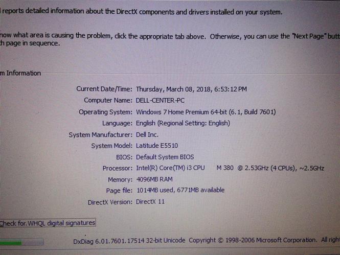 DELL LATITUDE E5510