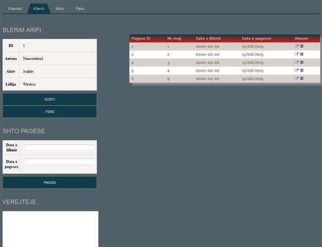 Web faqe dhe software profesional