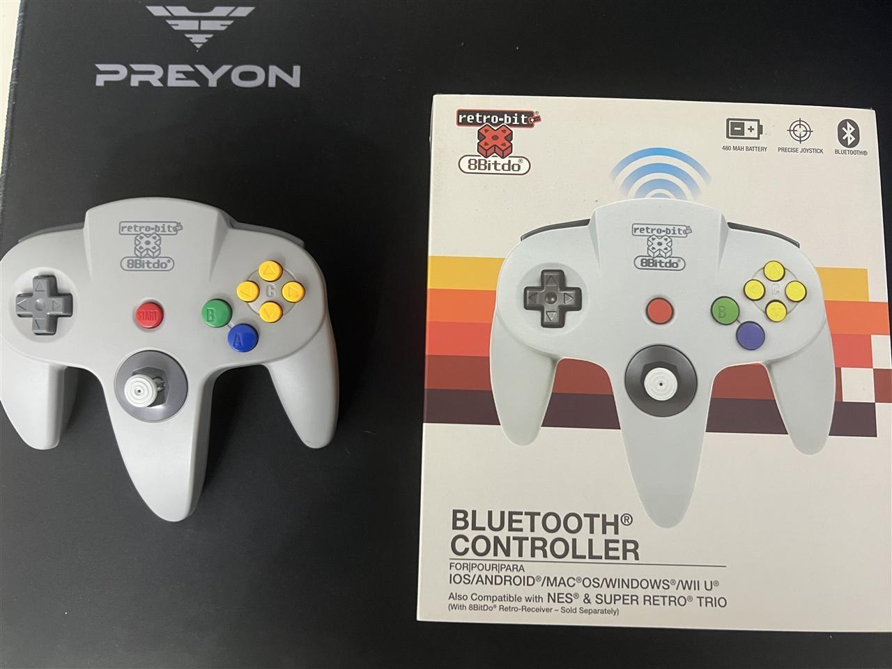 Retro-bit-X-8bitdo-N64-Bluetooth-Controller