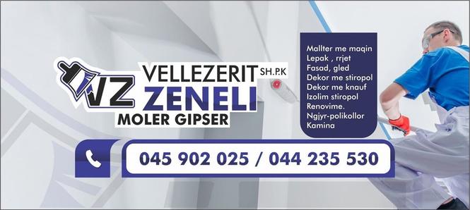 MOLER GIPSER. VELLEZERIT ZENELI SH.P.K 