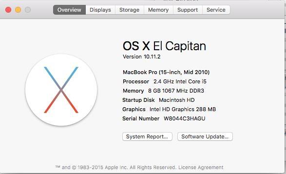 MacBook Pro I5